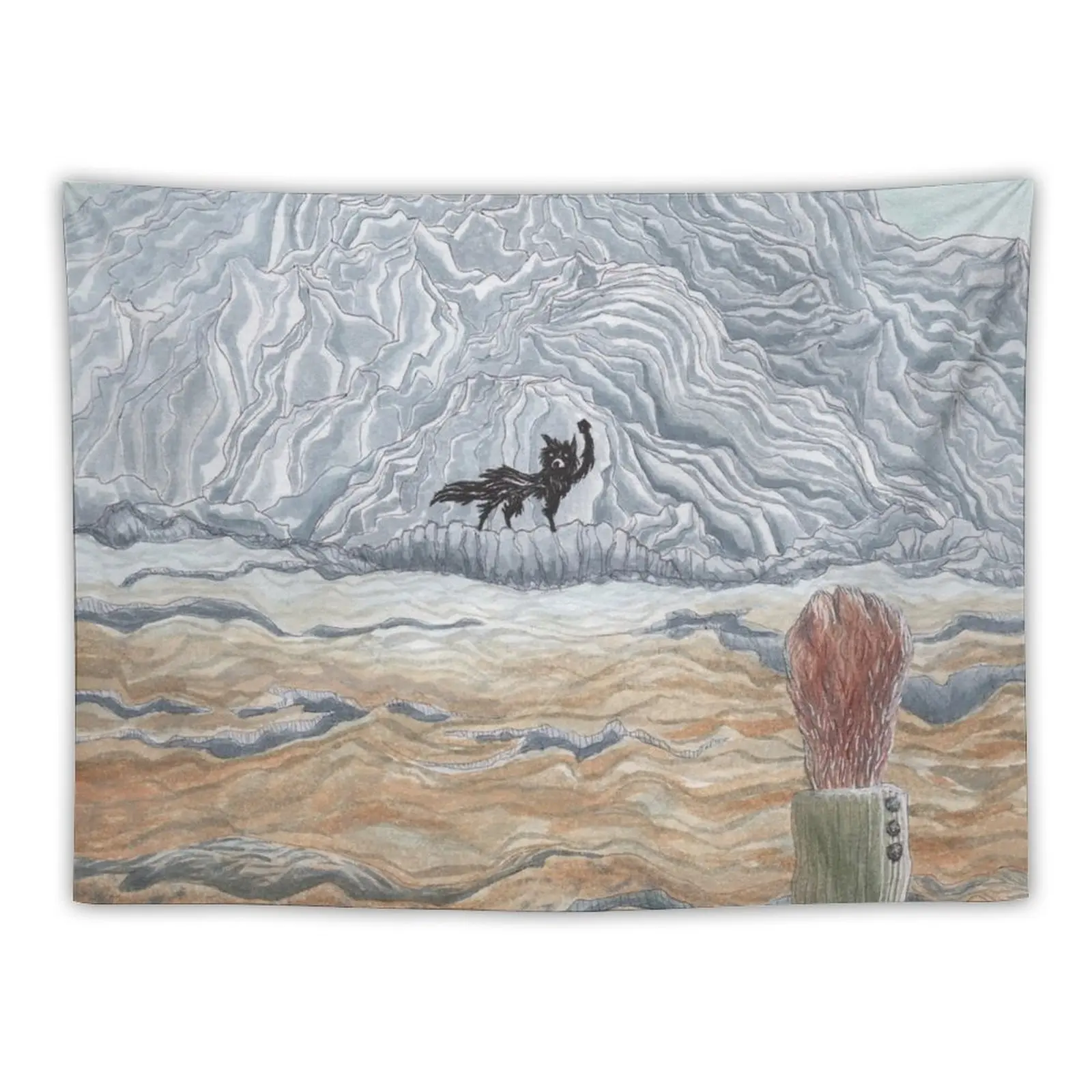 

The Winter Wolf - Fantastic Mr Fox by Wes Anderson Tapestry Room Aesthetic Decor Decor For Room Room Decorating