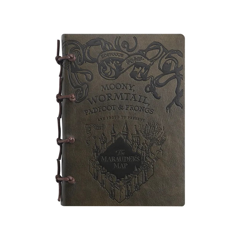 Vintage Magic Notebook pu Cover Journal a5 a6 Planejador Grosso Papel em Branco Corda Diário Cadernos Escola Papelaria de Escritório Presente - Imagem 4