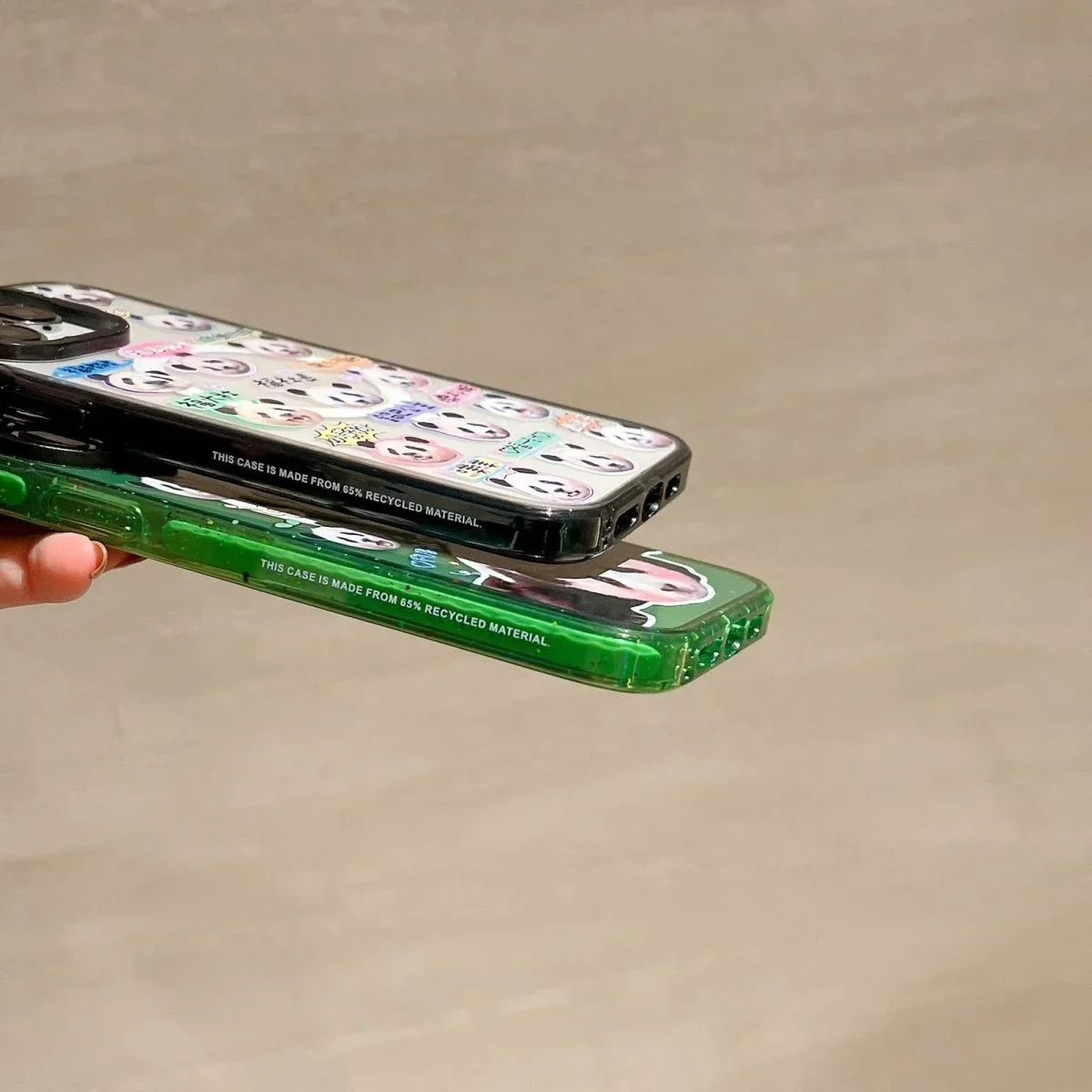 MagSafe Acrylic Panda Phone Case Cover for IPhone 11 12 13 14 15 Pro Max Case for IPhone 15 Pro Max