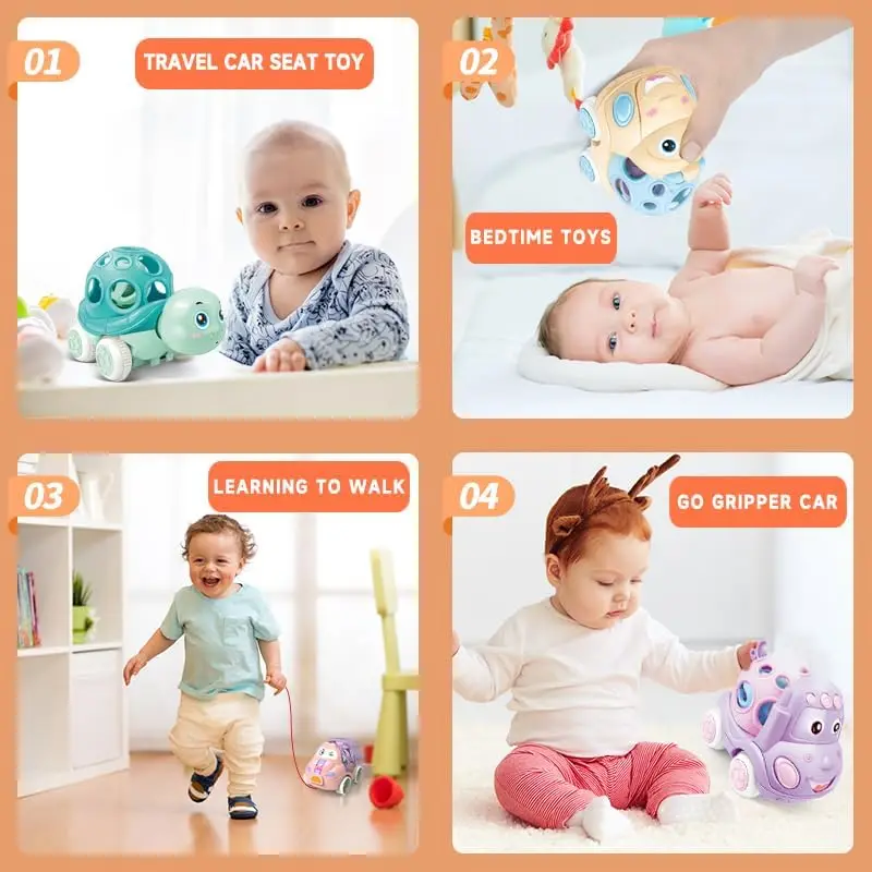 Press-and-Go Baby Rattle Car 6