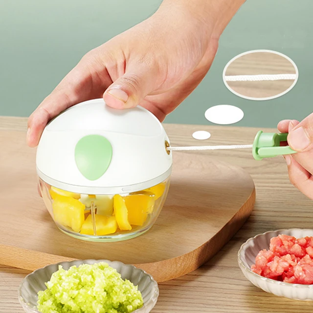 Garlic Chopper, Press, Cutter & Mincer Handheld Mini Sized for