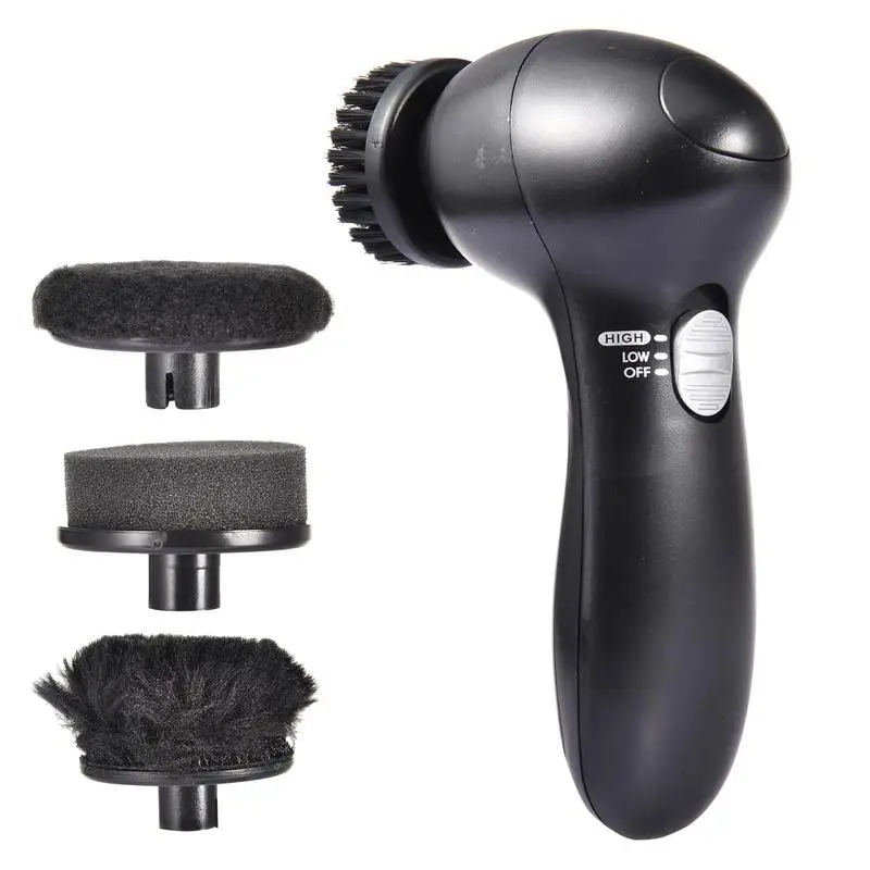 Portable Shoe Polisher Shoes Scrubber Brushes Home Cleaning Tools 4