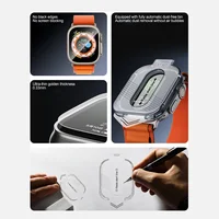 1-5 pièces verre trempé pour Apple Watch Ultra2 49mm protecteur d'écran anti-rayures pour iWatch secondes installation Film de protection 5