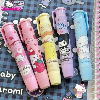 Cute Sanrio Anime Kawaii Press Eraser Hello Kitty Kuromi My Melody Cinnamoroll Cartoon Creative Stationery Office Supplies
