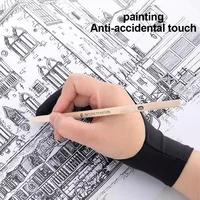 Two-Finger Drawing Gloves Anti-touch Painting Gloves for iPad Tablet Digital Board Touch Screen Oil Painting Office Art Supplies - Image 4