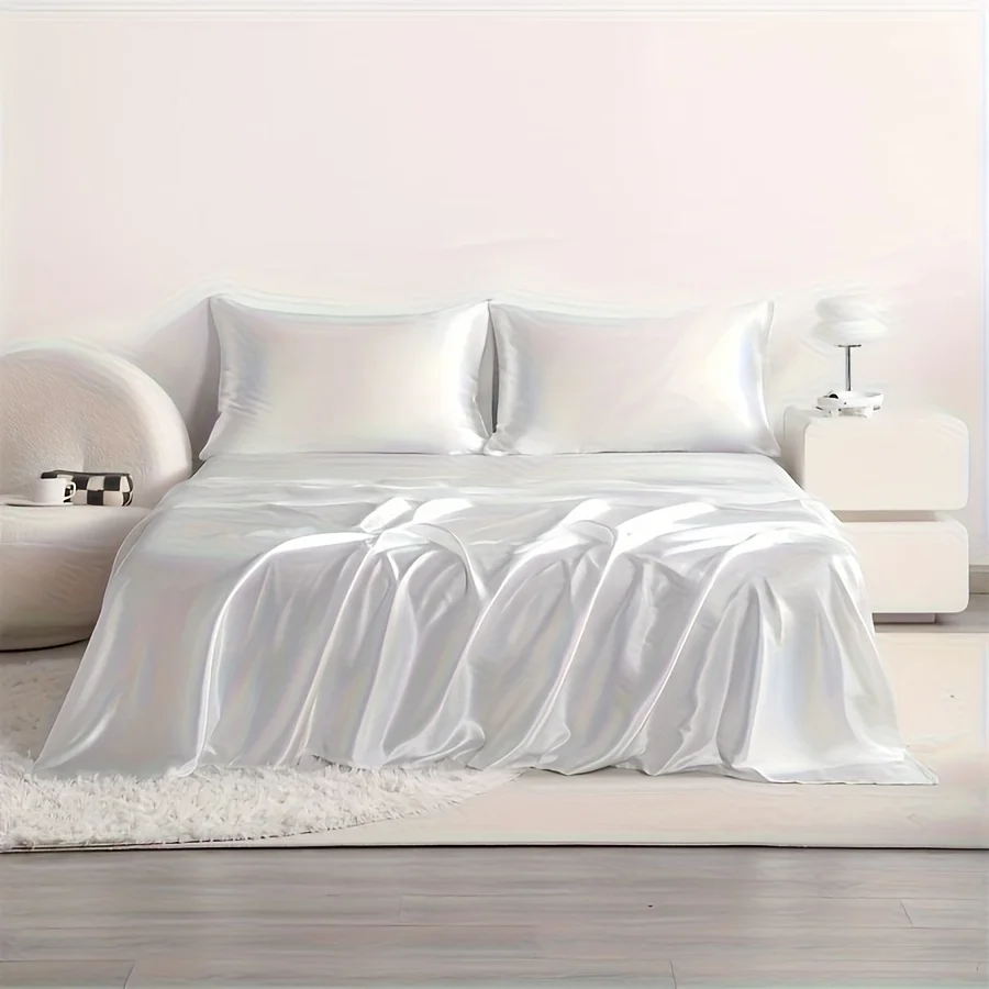 Cooling Satin Bed Sheet 3