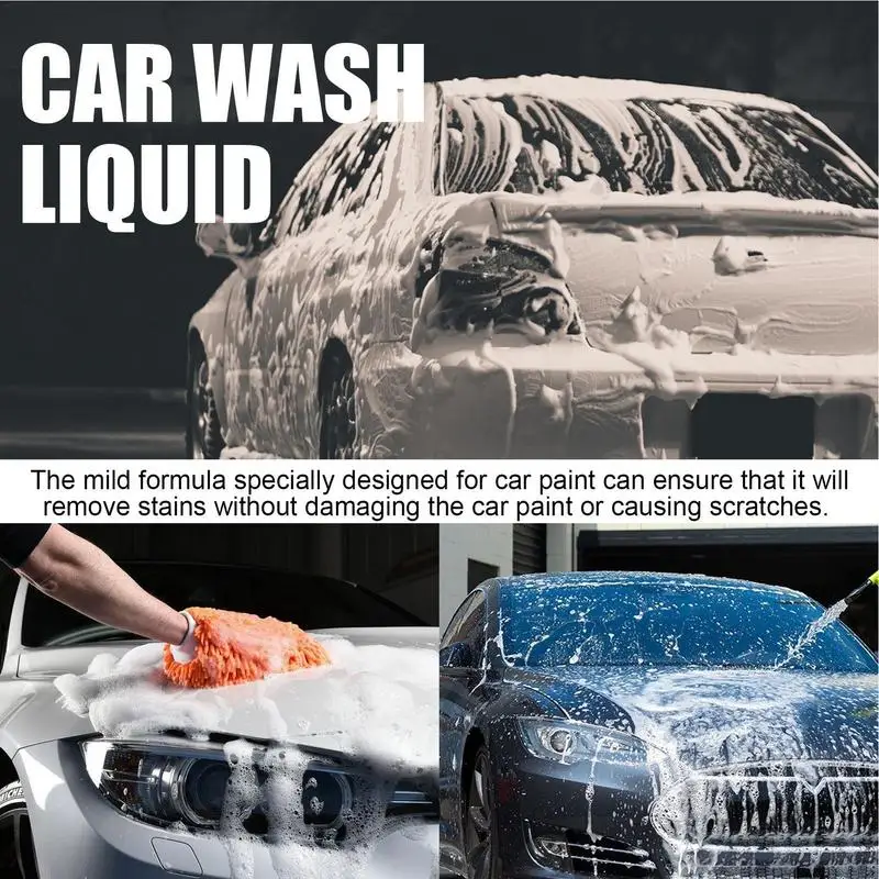 Foam Car Wash 100ml Car Cleaning Supplies Multifunctional Car Wash Foam Foaming Car Wash Soaps Exterior Care Products For Car