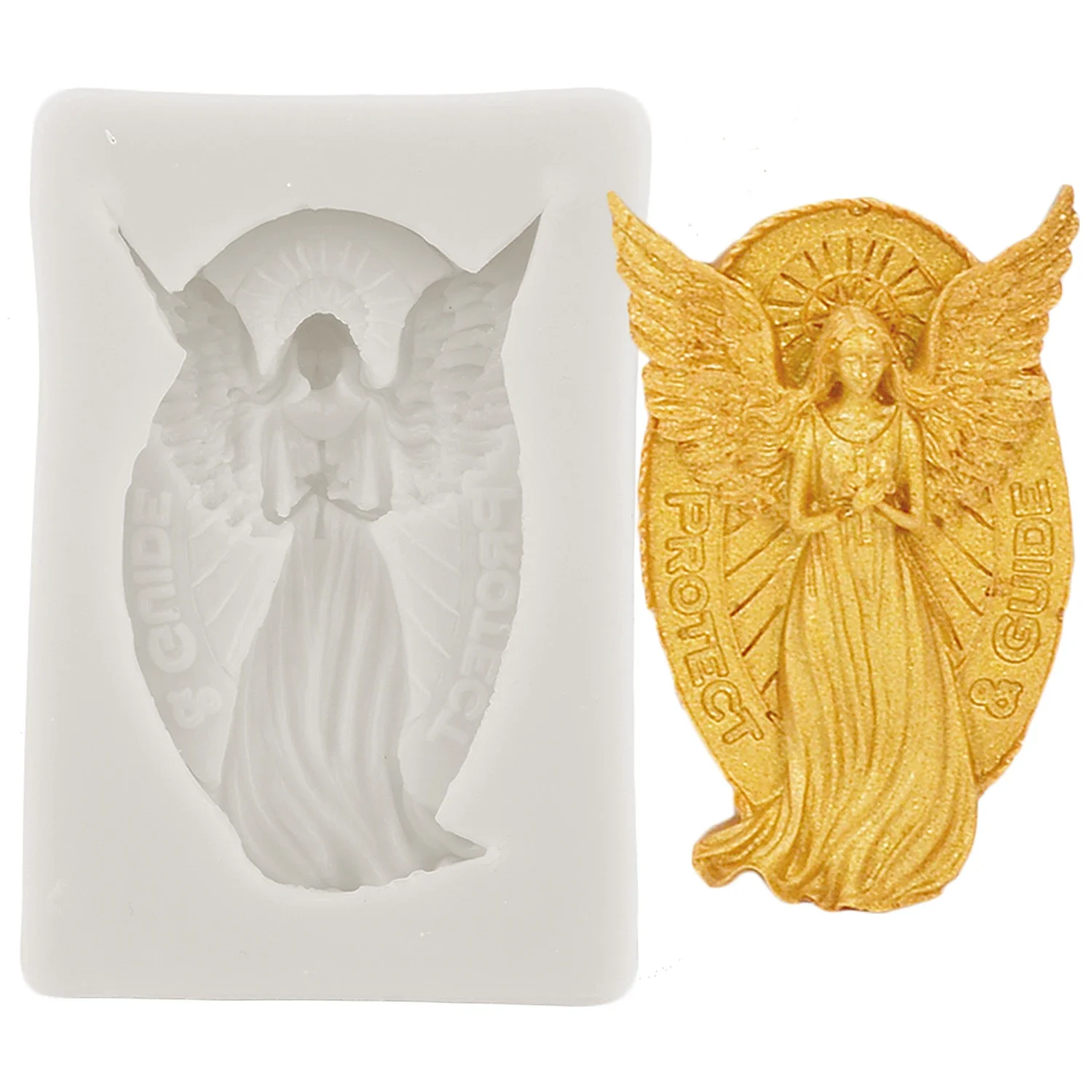 

3D Angel Silicone Mold DIY Chocolate Baking Molds Wedding Cupcake Topper Fondant Cake Decorating Tools Candy Polymer Clay Moulds