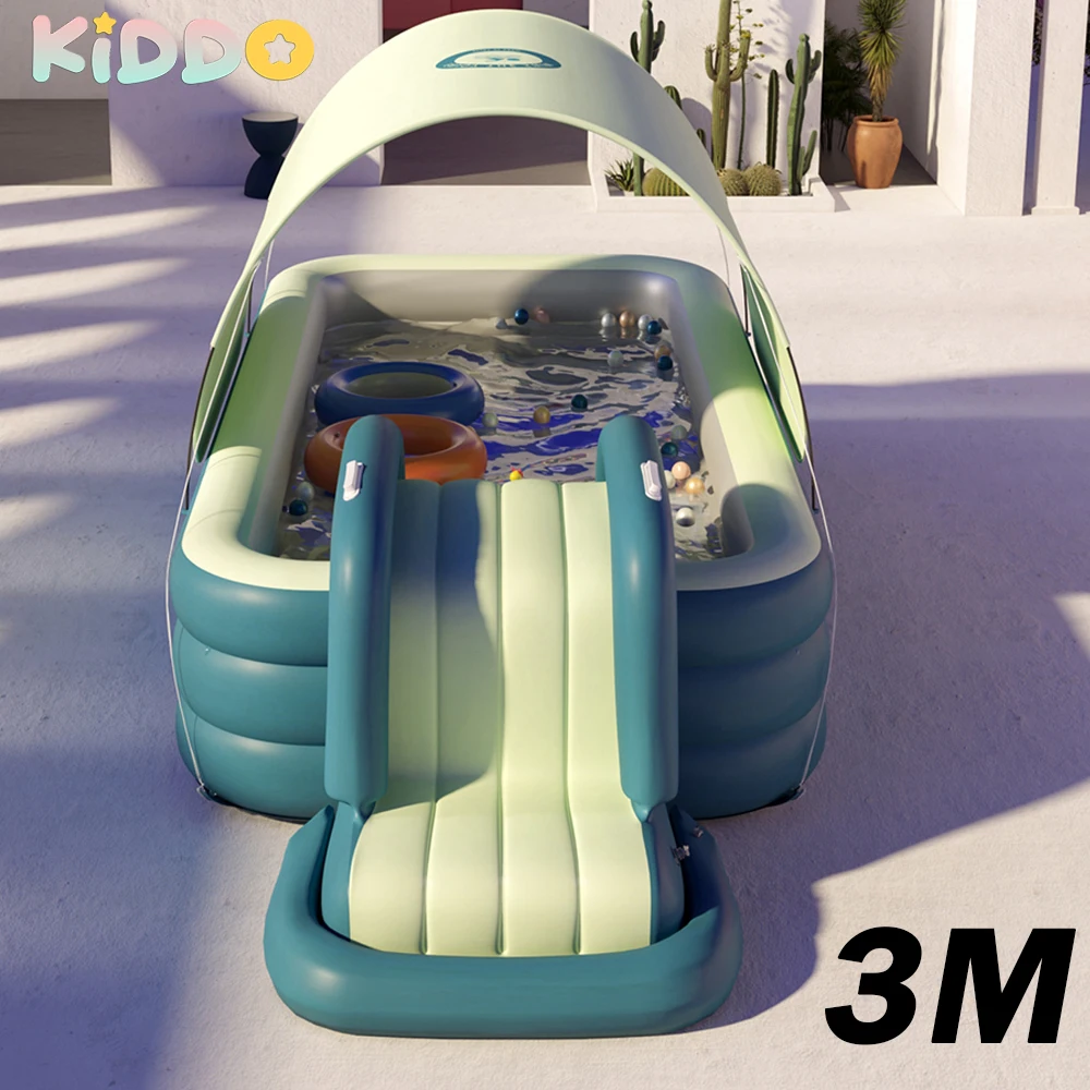 

3M 3 Layer Inflatable Swimming Pool Large pools for family Outdoor Removable Children's Pool Bathing Toys Children's Day Gifts