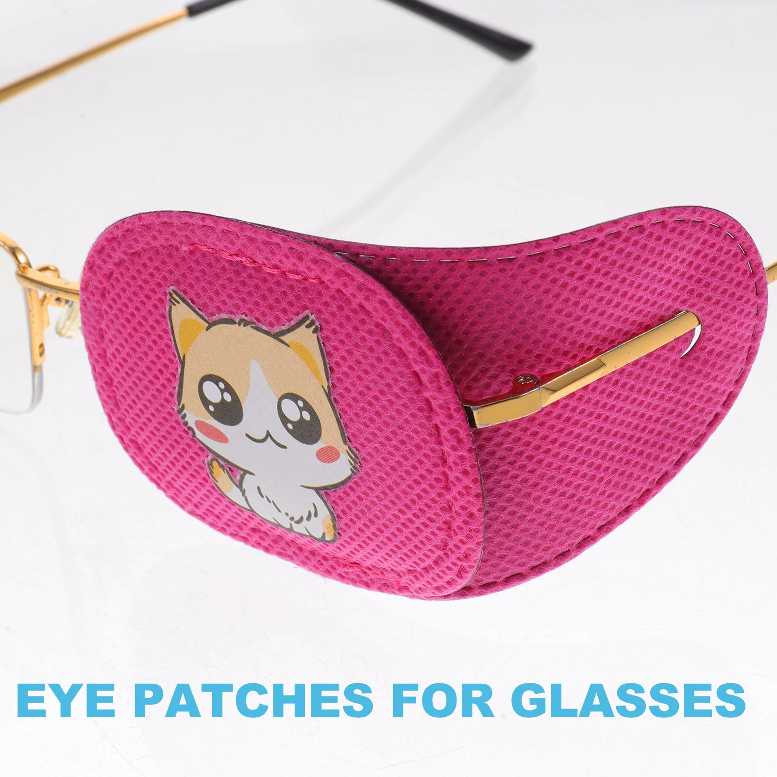 6 Pcs Children's Amblyopia Goggles Eyepatch for Lazy Glasses Blindfolds Kids Soft Patches Non-woven Fabric Correcting Cover 4