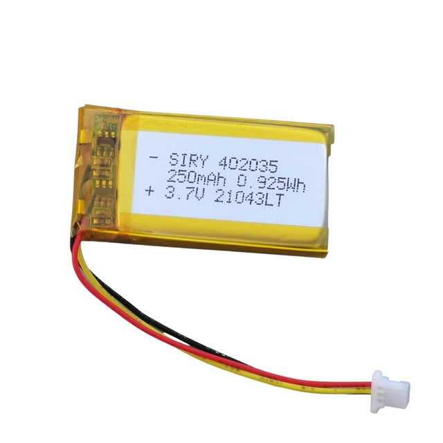 DVR 042035 3.7V 402035 Lithium Polymer LiPo Battery: A Reliable Power Solution