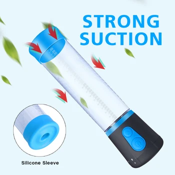 Electric Penis Vacuum Pump Extender For Men Intimate Male Masturbator Pennis Increase Enlarger Tool Penise Enlargement Sex Toys 5