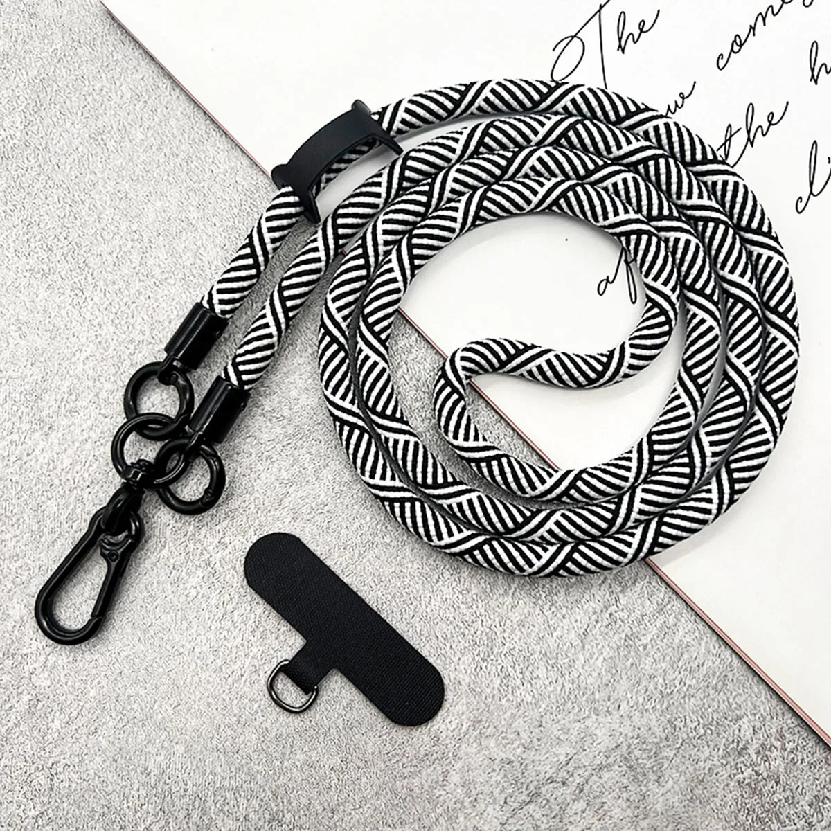 Hands-Free Mobile Phone Lanyard with Detachable Shoulder and Neck Strap