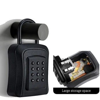 TTlock/Tuya Smart Key Storage Lock Box IPX5 Waterproof Dynamic Password Key Safes Alloy BOX Bluetooth Remote Control Safe Box 1