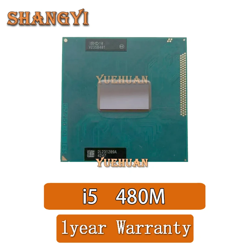 Processore Per Laptop Intel Core I5 480M Cpu 3 M/2.66Ghz/2933 Mhz/Dual Core I5-480M I5 480M Compatibile Hm57 Hm55