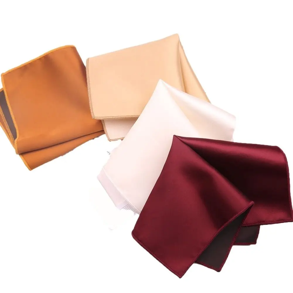 

Gifts Trendy Satin For Male Birthday For Female Korean Pocket Hanky Pocket Towels Suit Accessories Men Handkerchief