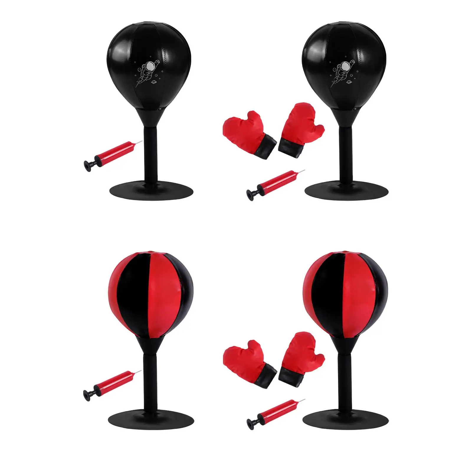 Sacco Da Boxe Da Tavolo Premium Fitness Ventosa Attrezzatura Gear Boxing Ball