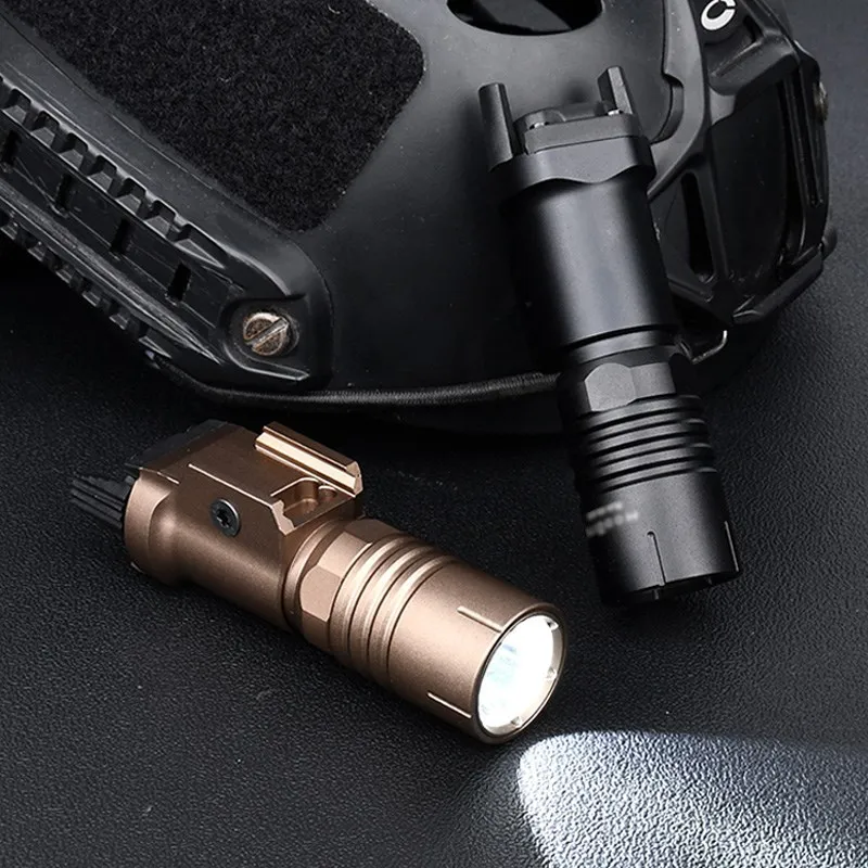 

WADSN PL350-PLHv2 Pistol Flashlight Airsoft Hunting Scout Lights Use 18350 Battery Tactical Softair Gun Light Fit 20mm Rail