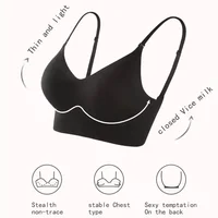 Soutien-gorge Invisible pour femmes, soutien-gorge plongeant en U profond, haut dos nu pour robes, Lingerie Sexy avec sangle transparente, Push Up, sous-vêtements sans bretelles 6