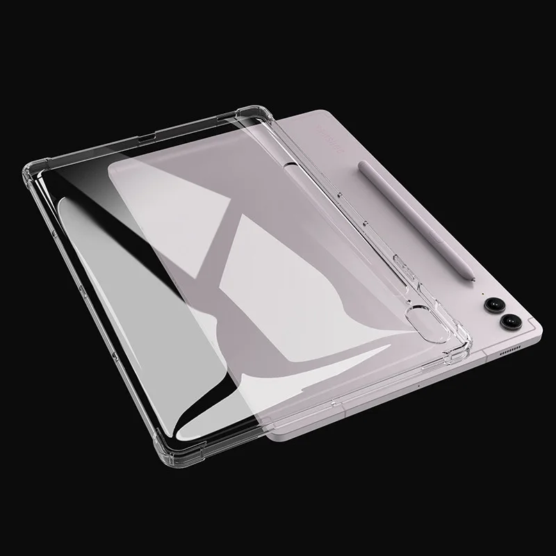 Premium Transparent TPU Airbag Tablet Case, Soft Protective Cover