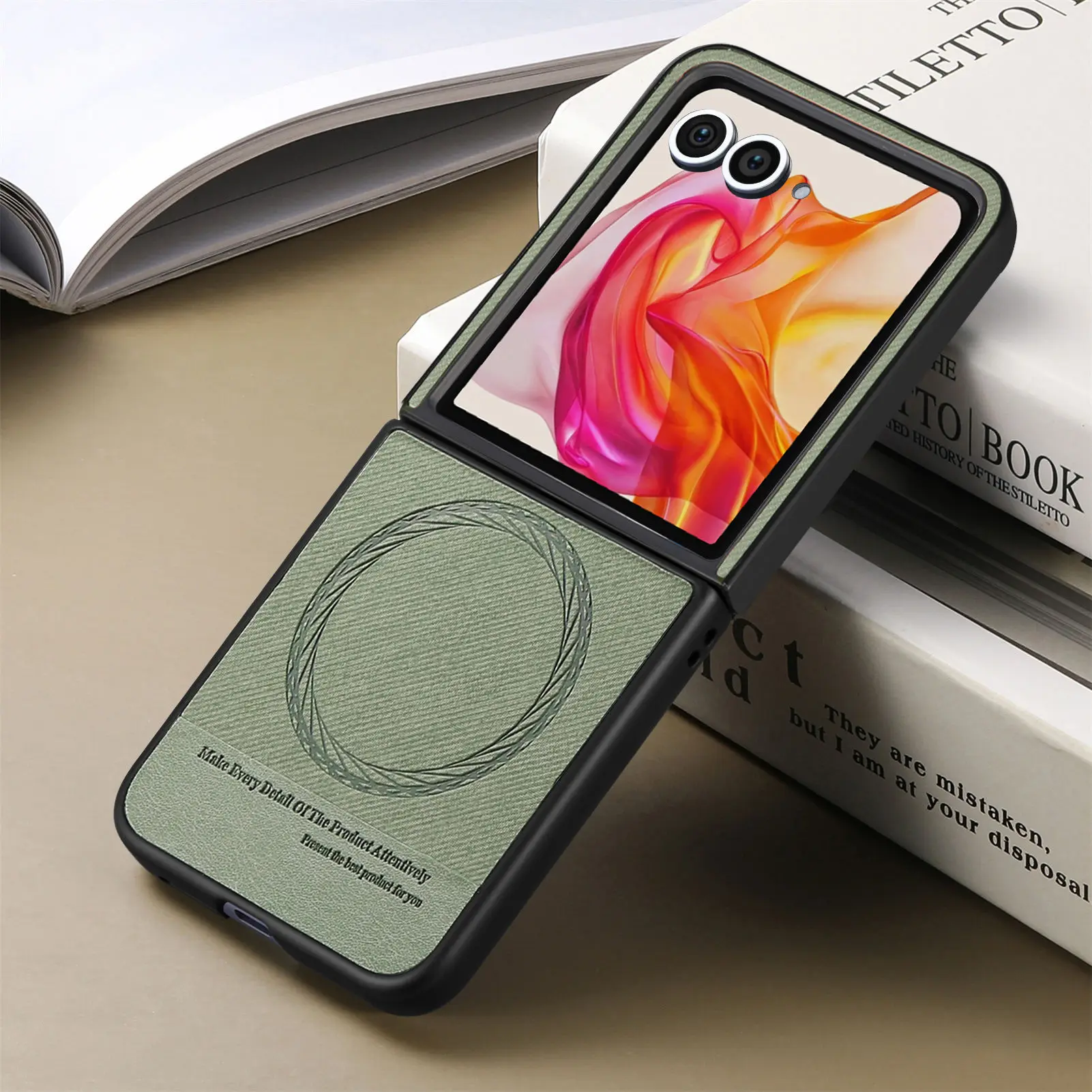 Magnetic Fabric Texture Shockproof Case with Magsafe Compatibility