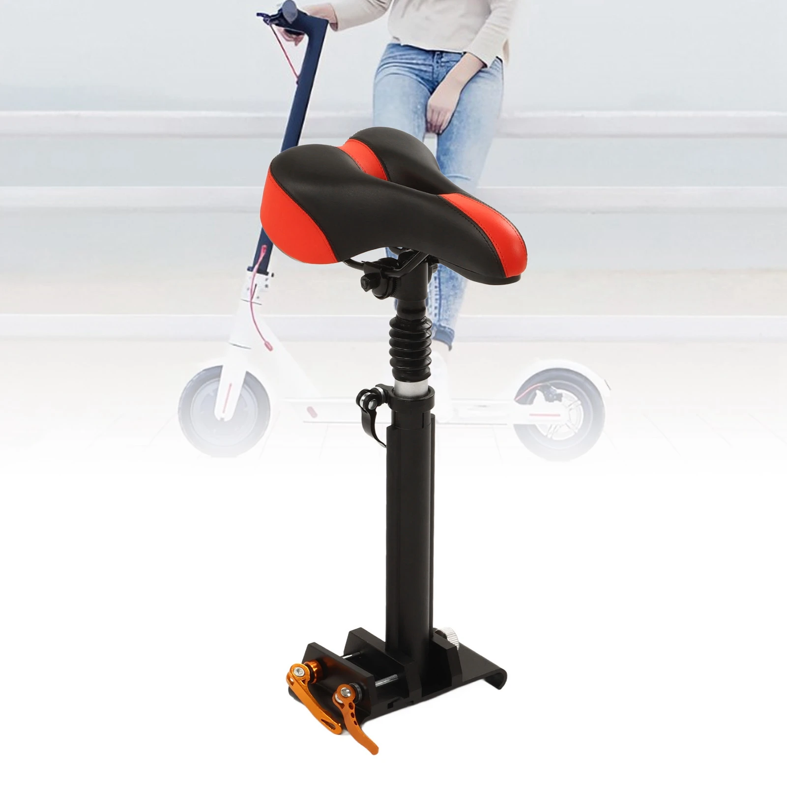 Electric Scooter Seat Saddle Foldable Adjustable Universal Punch Free Scooter Seat Replacement For Xiaomi M365
