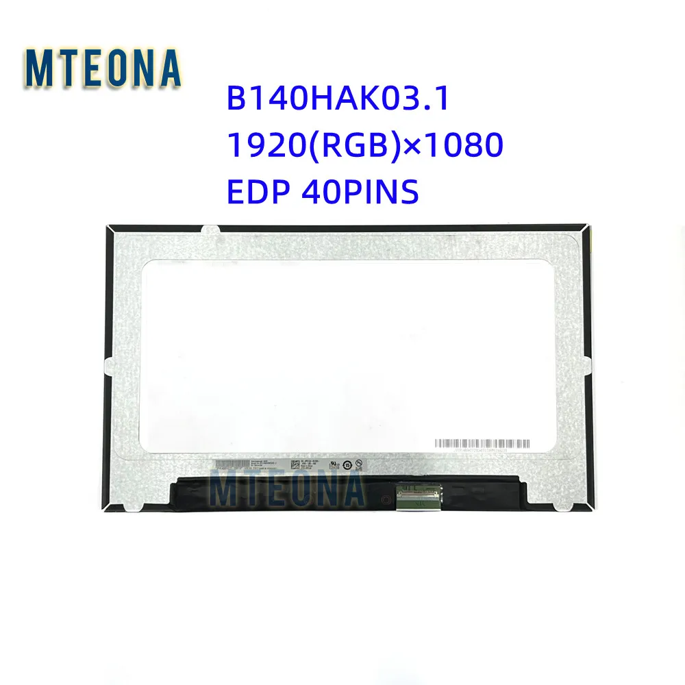 

14.0" B140HAK03.1 For DELL Latitude 5410 With Touch Digitizer LED Display Laptop Screen Matrix 1920x1080 40 PIN