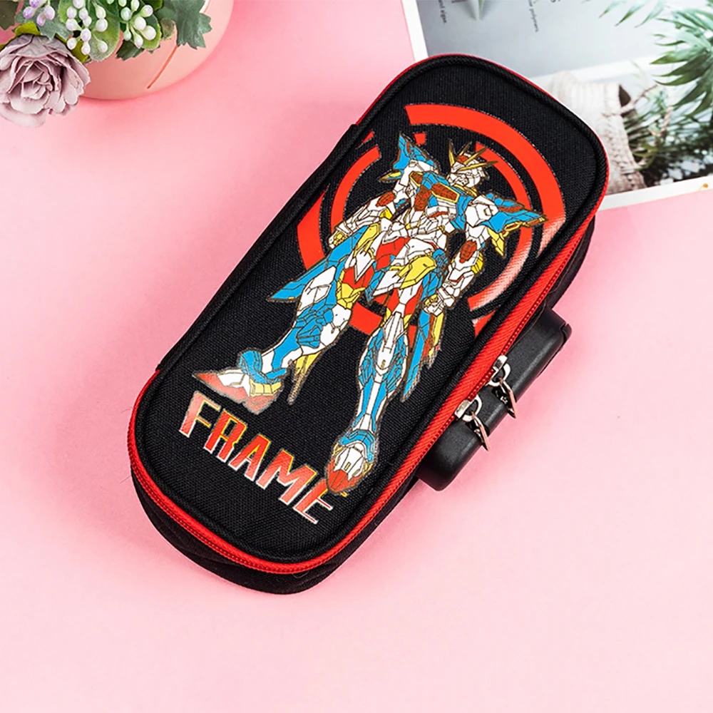 Multi Layer Large Capacity Pencil Case For Multifunctional Cartoon Password Lock Pencil Case Pencil Case Pen Bag With Password