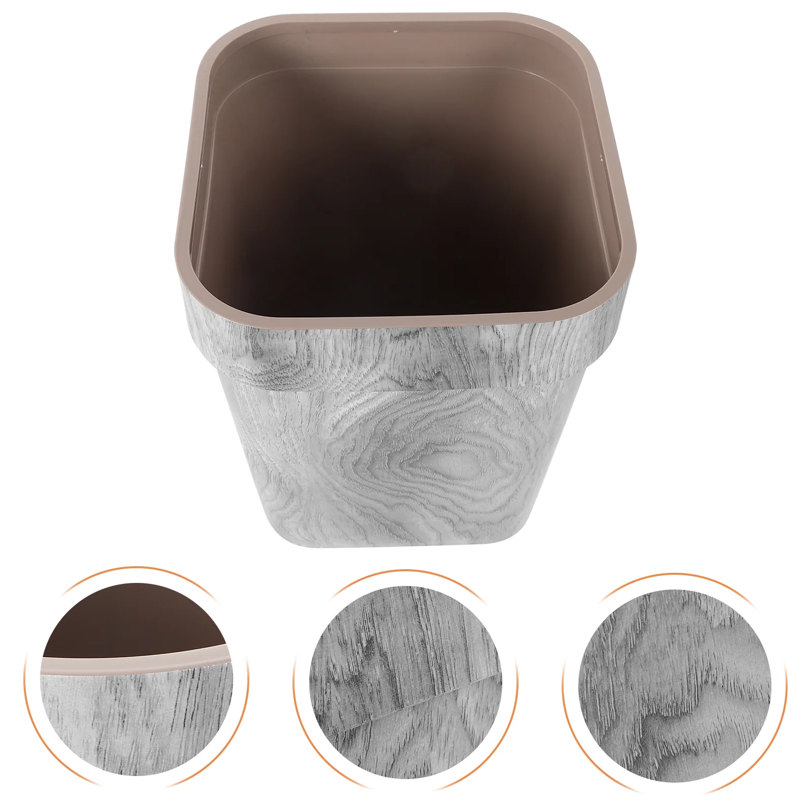 

Home Bedroom Living Room Kitchen Trash Can Garbage Bin Wastebasket Container