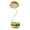 Hamburger Eye Protection Light USB Charging Creative Desktop Lamp Retractable Dimmable 3 Modes Flexible for Study Bedroom Office 1