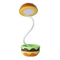 Hamburger Eye Protection Light USB Charging Creative Desktop Lamp Retractable Dimmable 3 Modes Flexible for Study Bedroom Office 1
