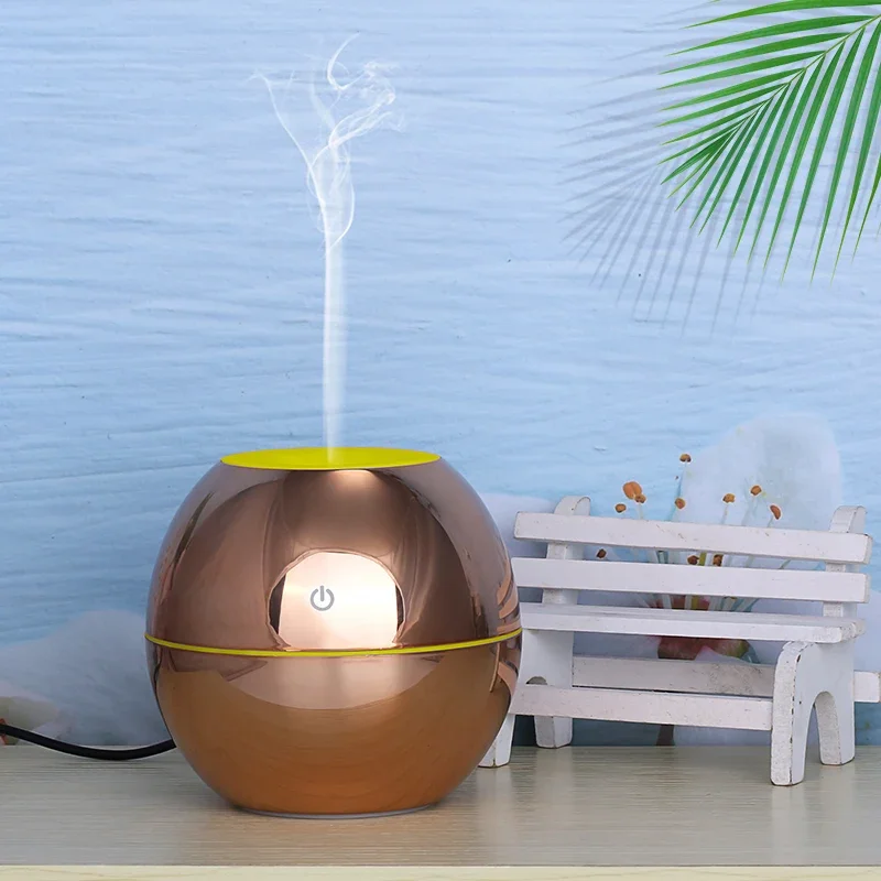 

New Aroma Diffuser Oil Aromatherapy usb Air Humidifier Ultrasonic Mini USB Electric Air Diffuser For Home Office 7 Color Light