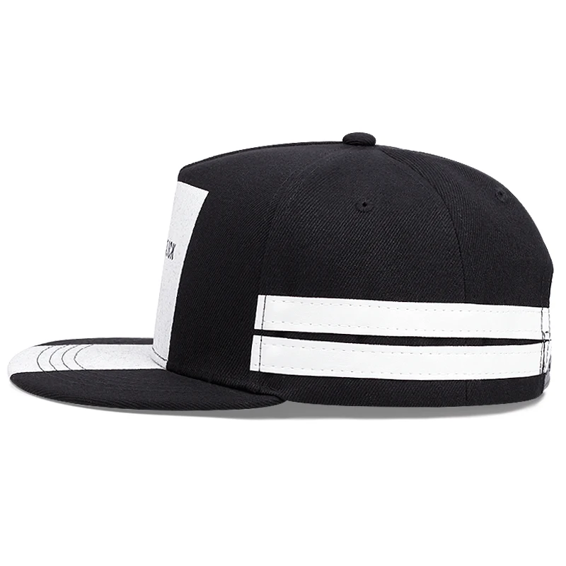 Neue TRES SLICK Gestreifte Flache Kante Hut Straße HipHop Hut Outdoor Freizeit Dekorative Hut Sonnenschutz Hut Männlich Weiblich Gleiche Baseball Hut – Detail 7