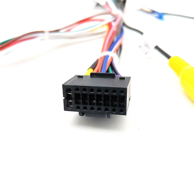 Faisceau Câblage 16 Broches Vers Quadlock + Décodeur CANBUS Pour Peugeot Citroën - Avec Adaptateur Antenne