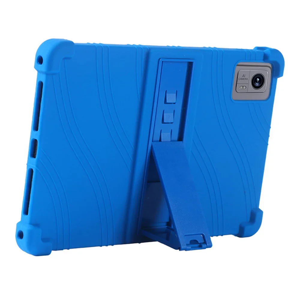 Shockproof Protective Silicone Tablet Case with Rear Kickstand