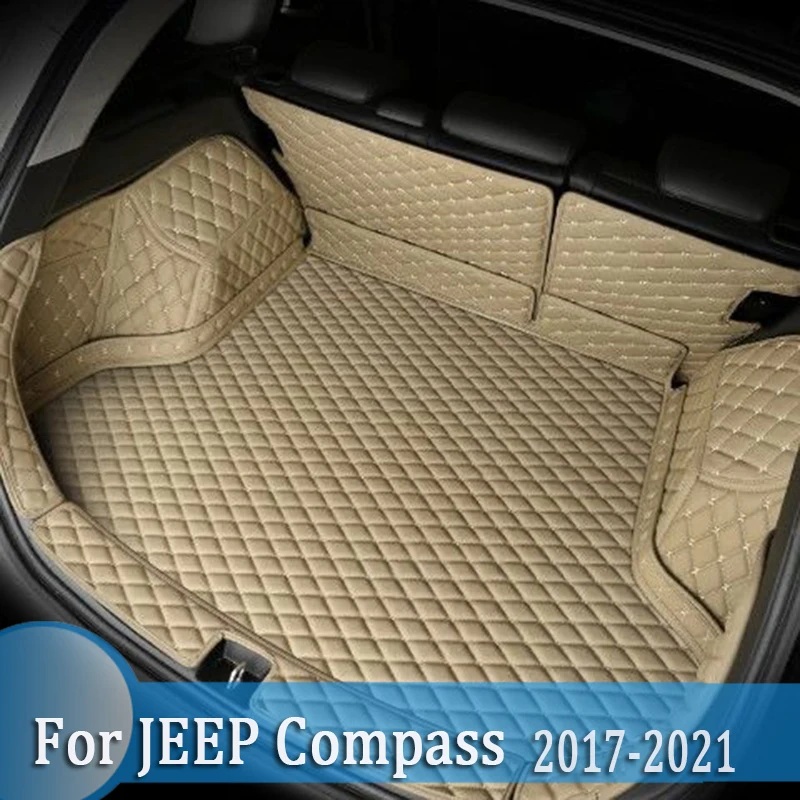 CustomWaterproofCarTrunkMatAUTOTailBootTrayLinerForJEEP