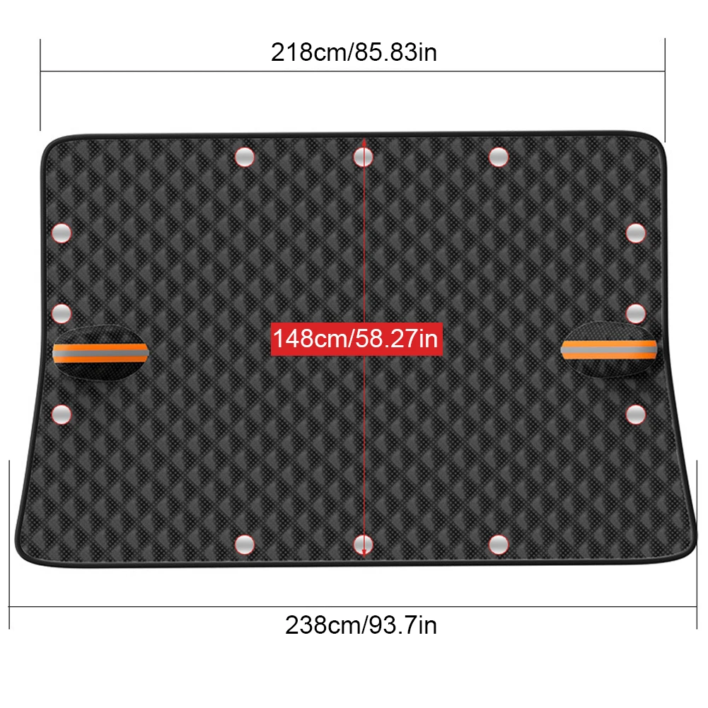 Car Snow Cover Windscreen Snow Cover with Magnet Winter Outdoor Waterproof Car Sun Visor Anti Ice Frost Auto Windshield Sunshade