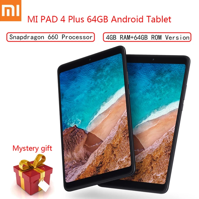 Xiaomi Mi Pad 4 WiFi + 4G LTE 4GB + 64GB 8.0 Inch Tablet (US Plug) 