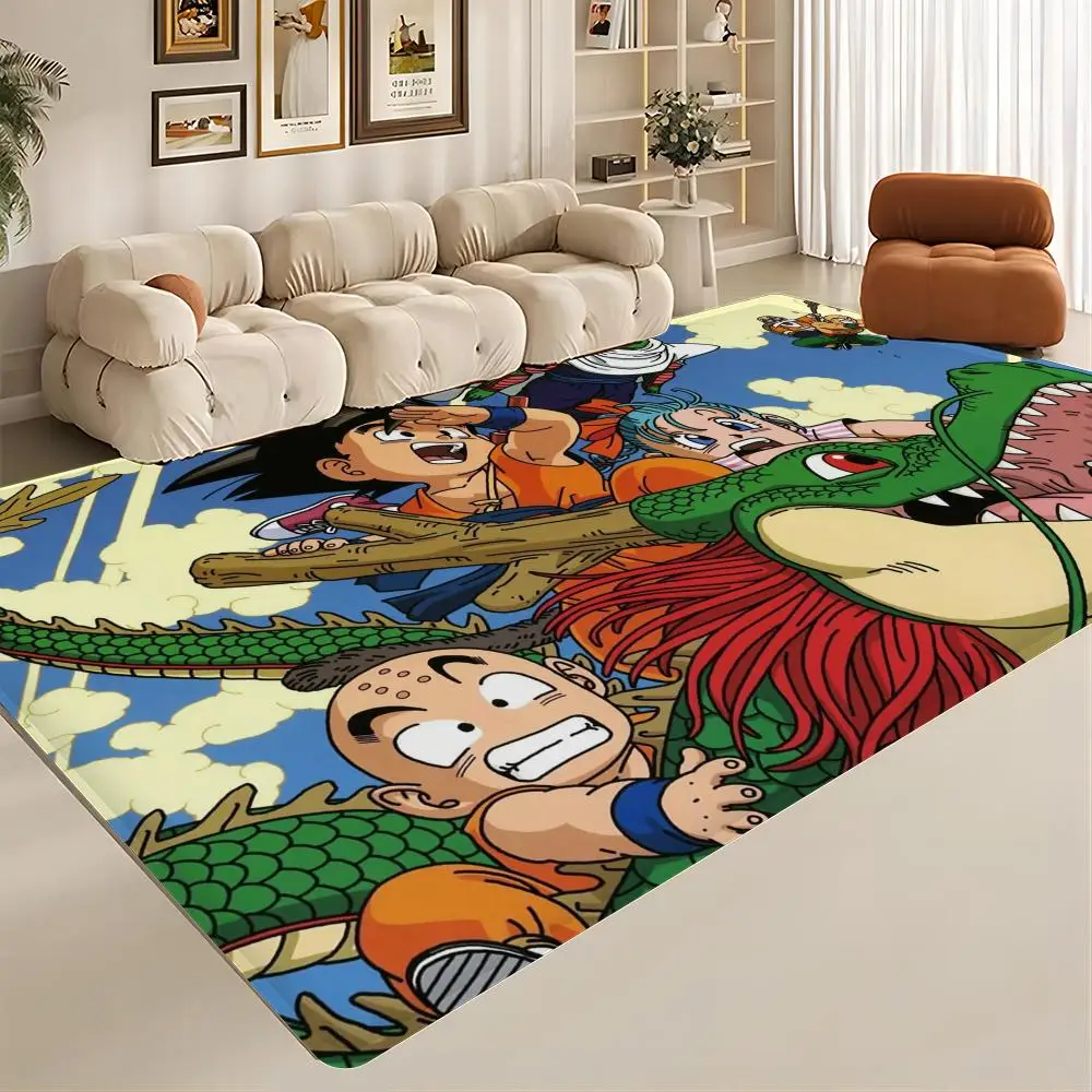 

Cartoon D-DragonS B-BallS Floor Mat Entrance Door Mat Rectangle Anti-slip Home Soft Badmat Front Door Indoor Mat Toilet Rug