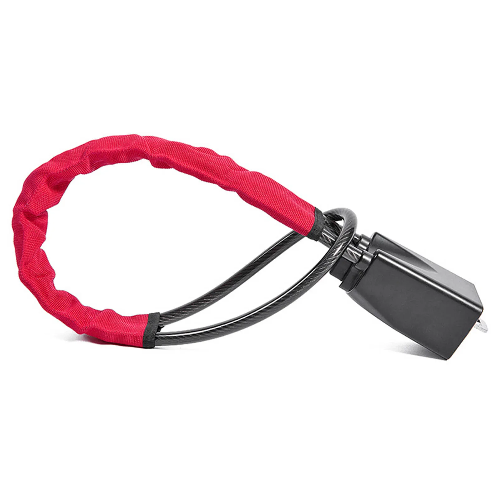 Enhanced Anti-Theft Steering Wheel Lock with Convenient Seat Belt Buckle Design