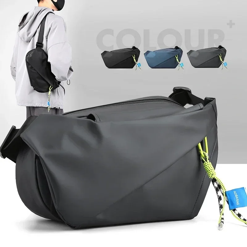 

Travel Sports Men's Bag Portable Crossbody Trend Oxford Waterproof Chest Phone Cell Leisure Fashion Shoulder