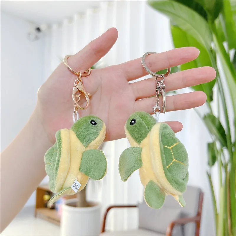 Plush Keychain,Key Chain,Plush Toy 1PC Sea Turtle Plush Toy Stuffed Animals Cute Small Keychains Pendant Kids Toys for Children Gifts Keychains