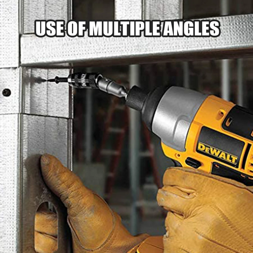 Quick Release Drill Screwdriver Bit Holder Pivot Drill Bit