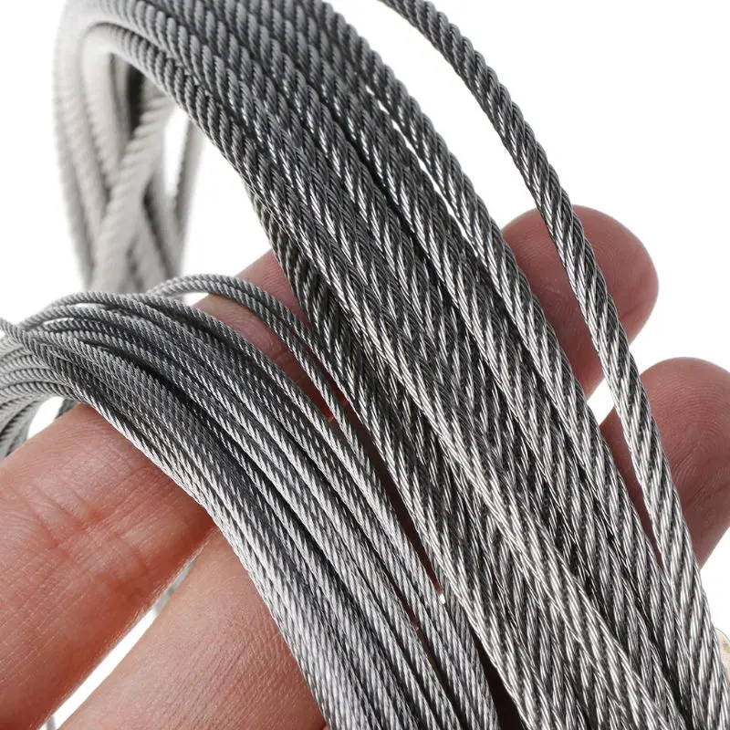 304 Stainless Steel Wire Cable Used as Clothesline Garden Lines Chandeliers 4