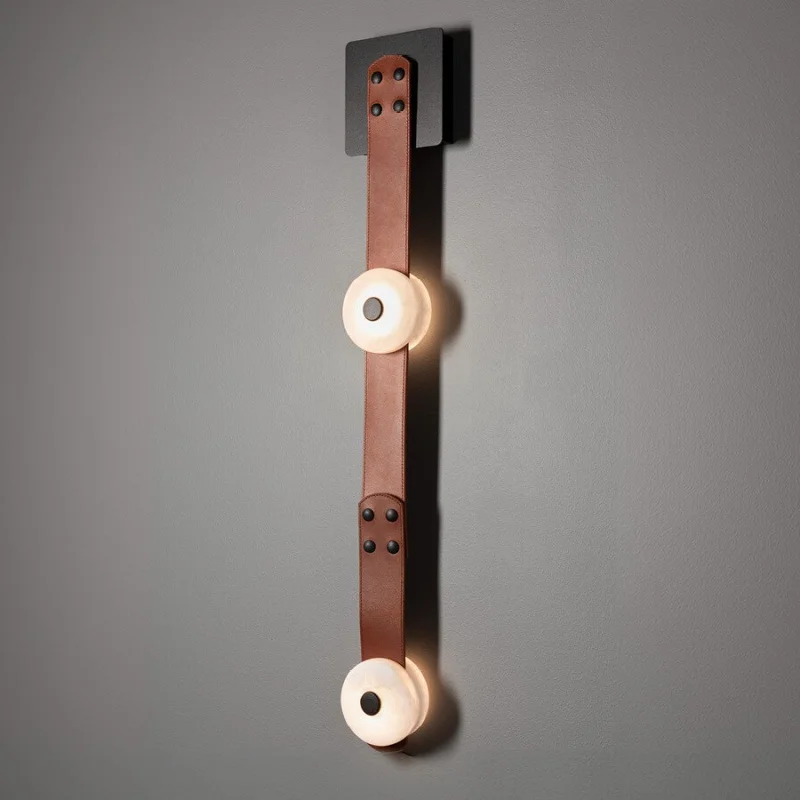 Italian Minimalist Belt Wall Lamp Designer Room EmptyloftHigh-Rise Staircase Restaurant