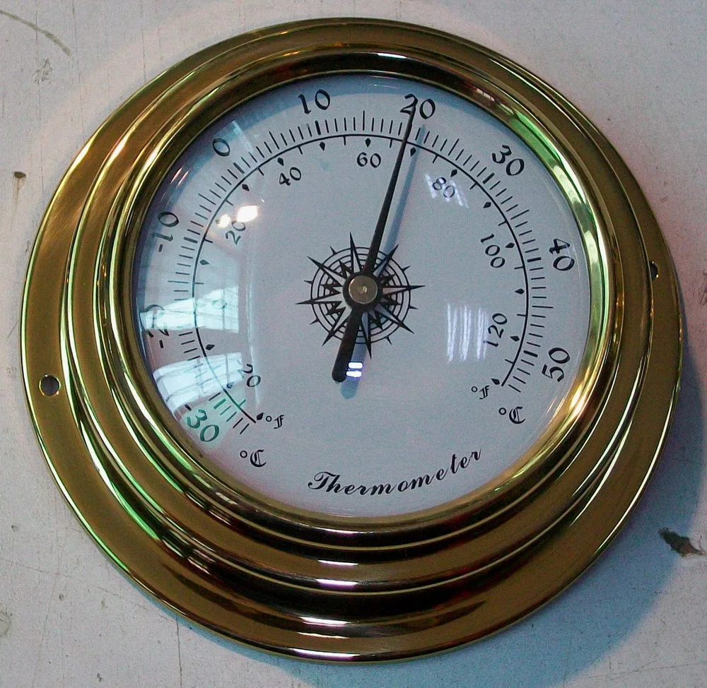 

T9193 brass shell thermometer Copper shell thermometer