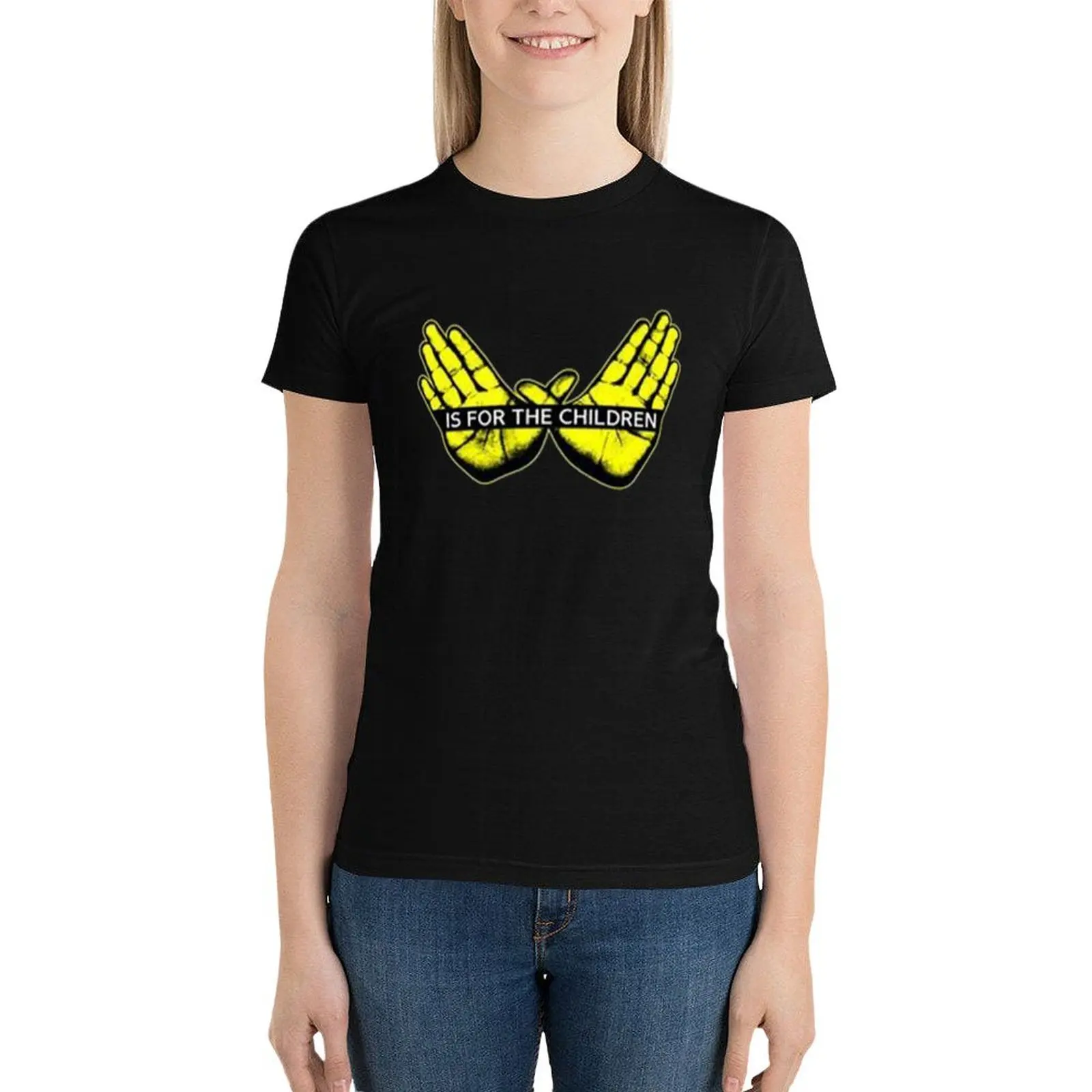 

Wu Is For The Children T-Shirt female tees t shirt for Women