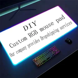 Vibrant RGB LED Luminous Mouse Pad - Customizable with Over 10 Color Options - 3MM RGB (400x1000)