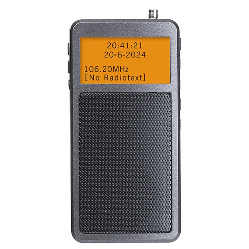 B34B-Portable Bluetooth Radio Pocket Mini FM Stereo Radios Wireless Bluetooth Speaker With Alarm Clock For Elder Outdoor