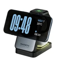 Foldable 3 In 1 Magnetic Wireless Charger Stand For Magsafe iPhone 15 14 13 12 Apple Watch 2-8 Airpods Pro Fast Charging Station